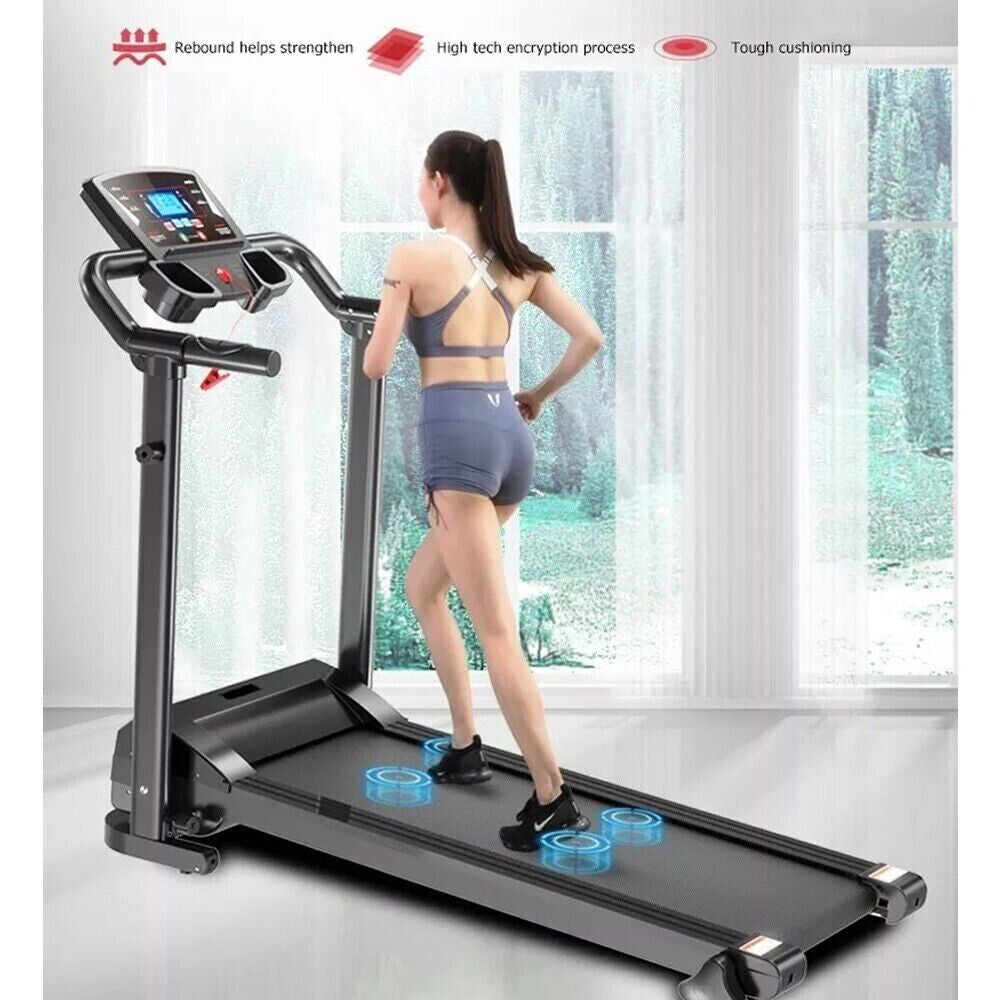 1.5HP Electric Foldable Smart Running Motorized Treadmill Machine Home Fitness..