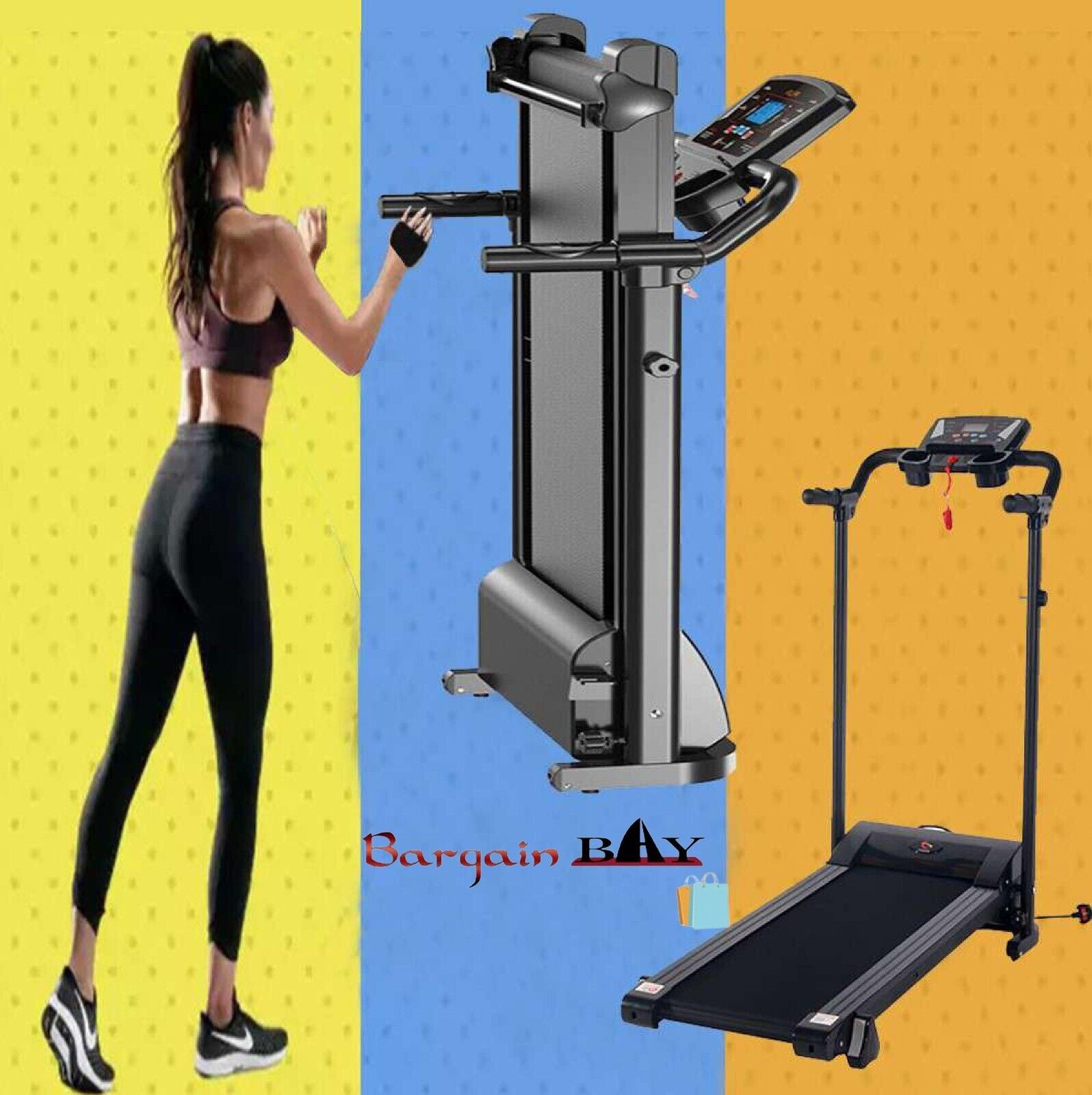 1.5HP Electric Foldable Smart Running Motorized Treadmill Machine Home Fitness..