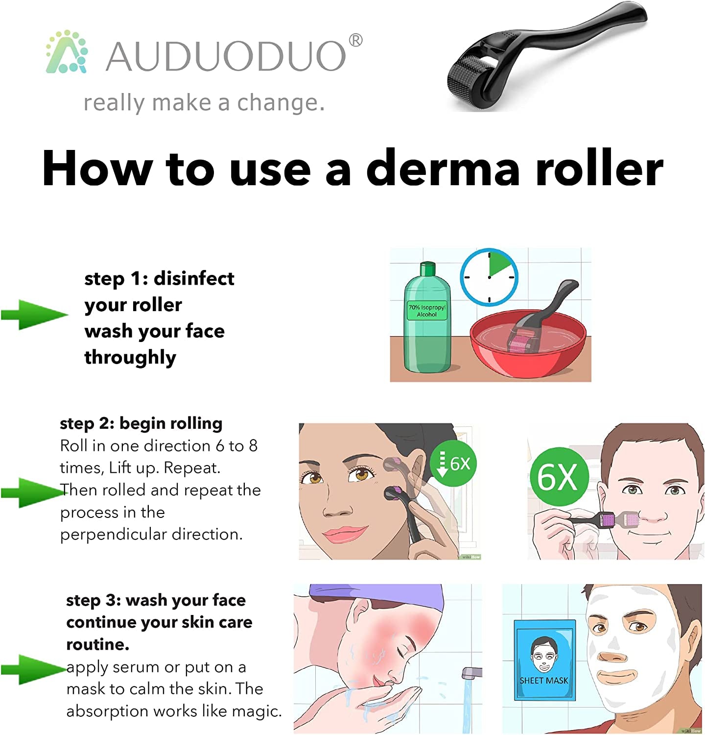 Derma Roller for Microneedling